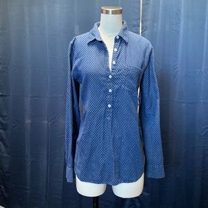 J. Crew Chambray Pocket Blouse.